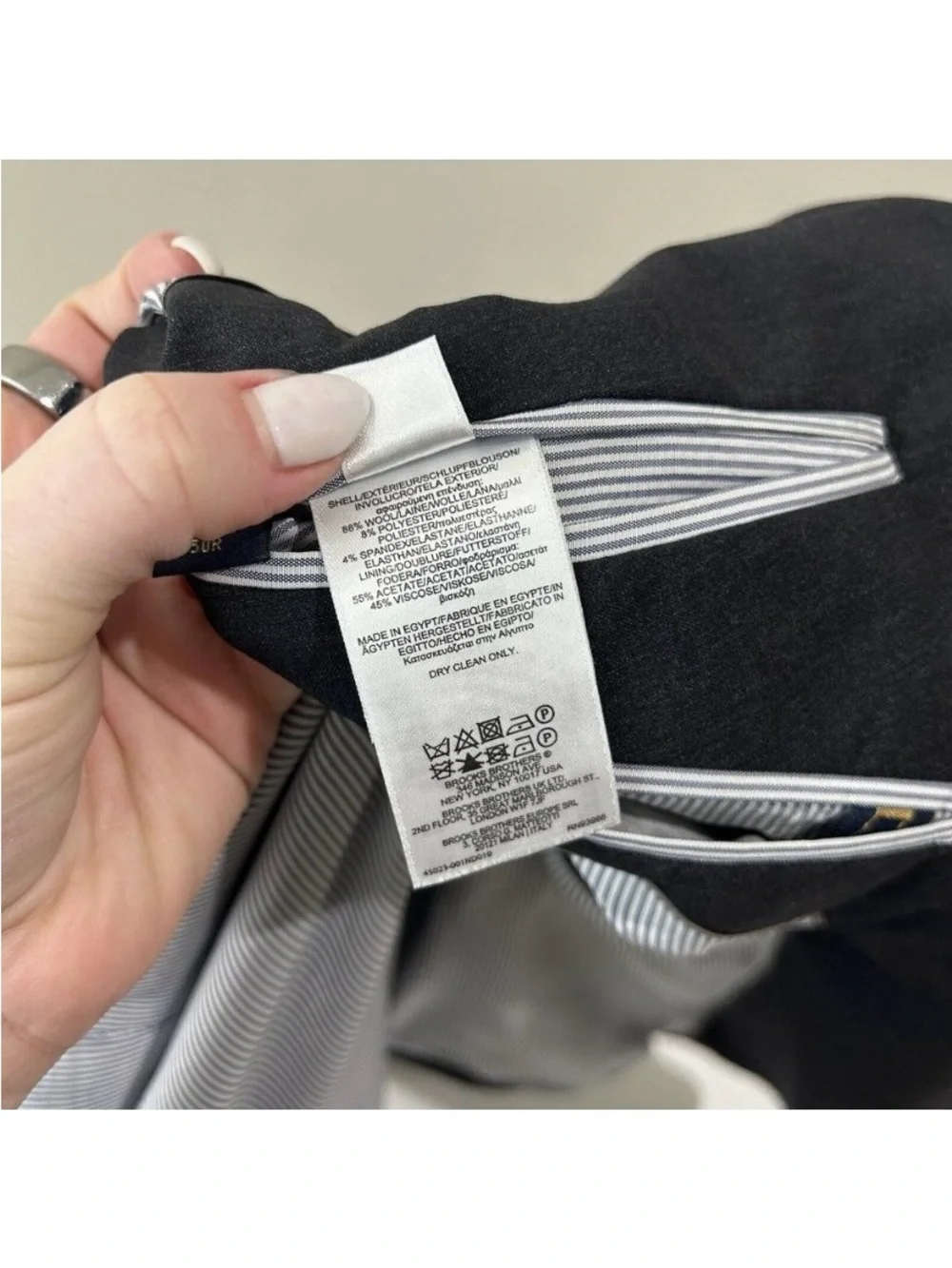 Brooks Brothers Explorer Mens Sport Coat Blazer Two Button Gray Madison Fit 50R
